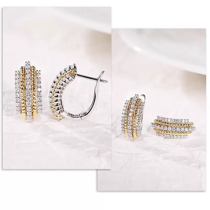 Aurora Zircon Earrings (N216)