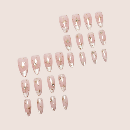See-through Thin 3D Nails-884- Free 4 pc nail kit included