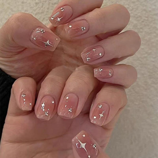 Nails-9113D handmade Nails-3099- Free 4 pc nail kit included