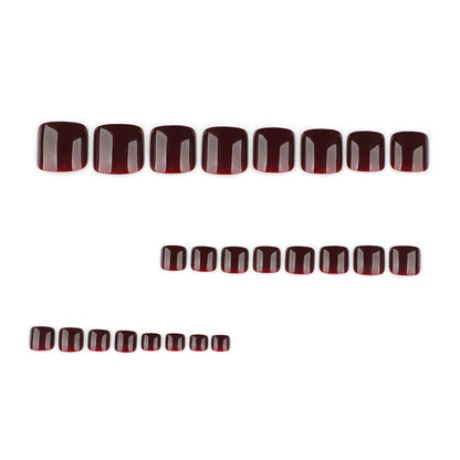 Toe Nails-Natural Fit- 4261-Free 24-pc Sticker Sheet included-n