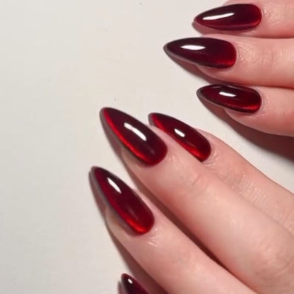 Cat eye handmade Nails -07- FREE Nail-kit included with this Nails pack-CL