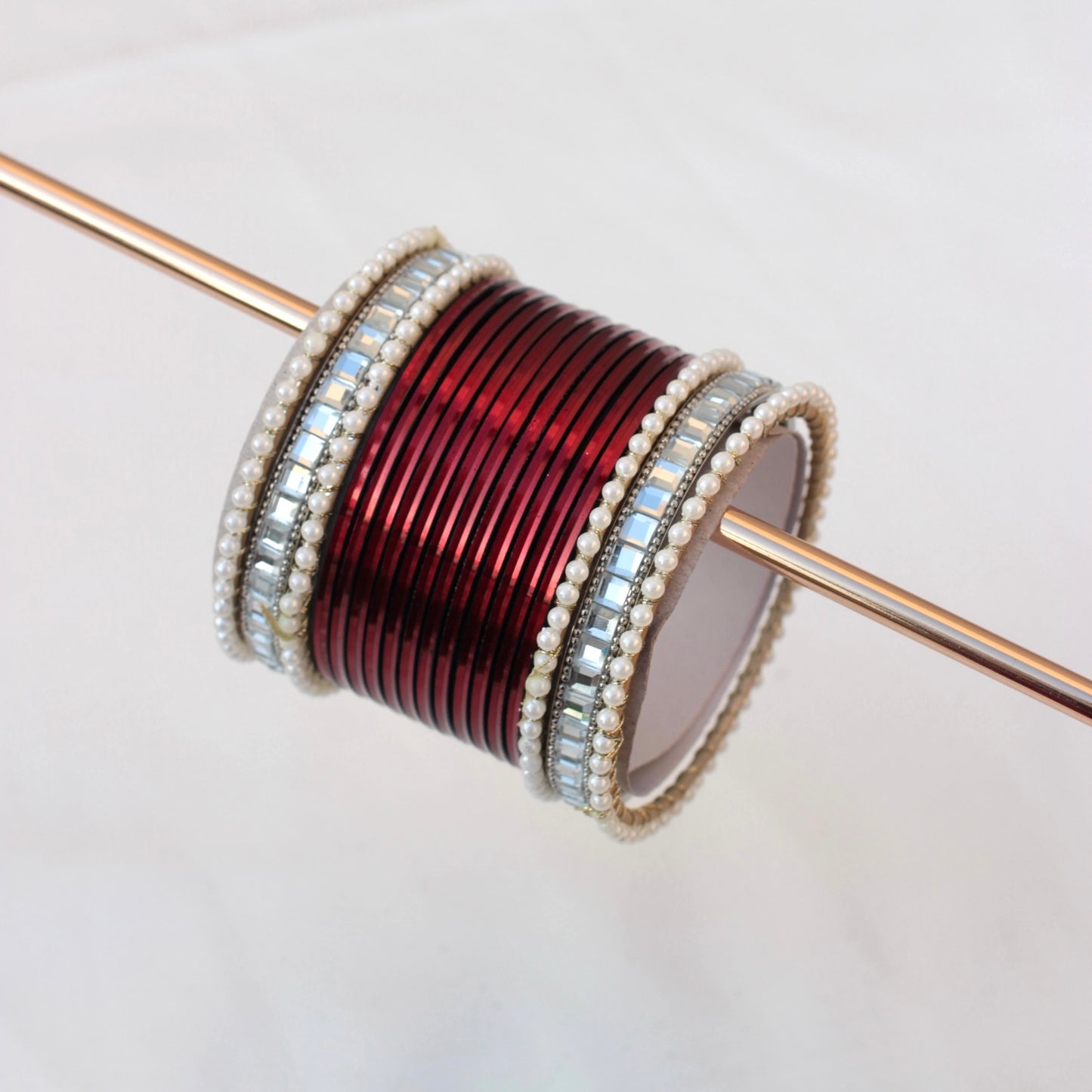 Reya Bangle Set -Red