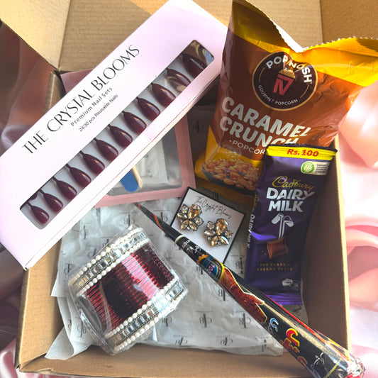 Eid Box - All products included- Maroonish Red Combo