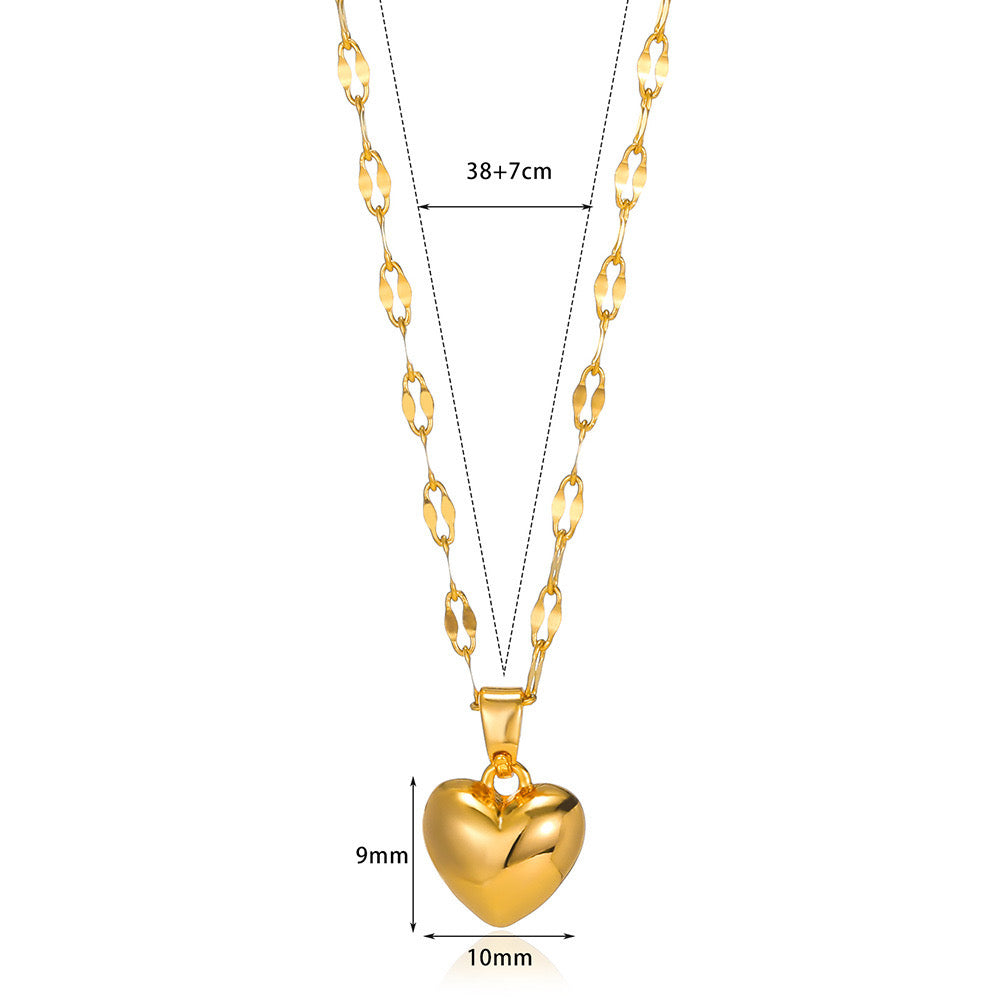 JNecklace (24K Gold Plated)-AntiTarnish/HypoAllergic - 255