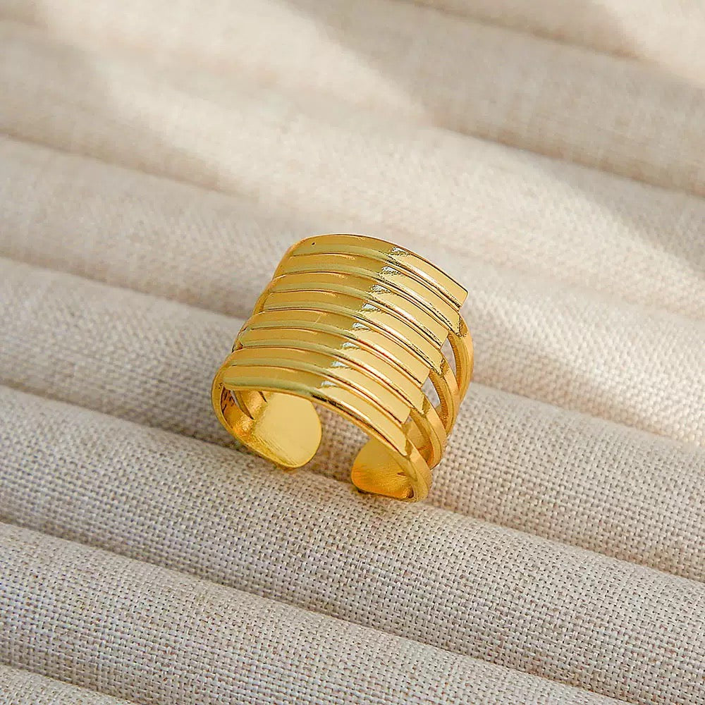 NJRing-(24K Gold Plated)-AntiTarnish/HypoAllergic-419E