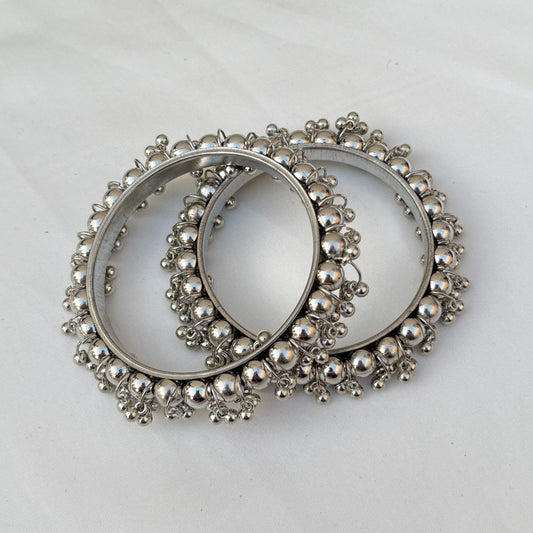 Silver Kangan - Pair (2 pcs)
