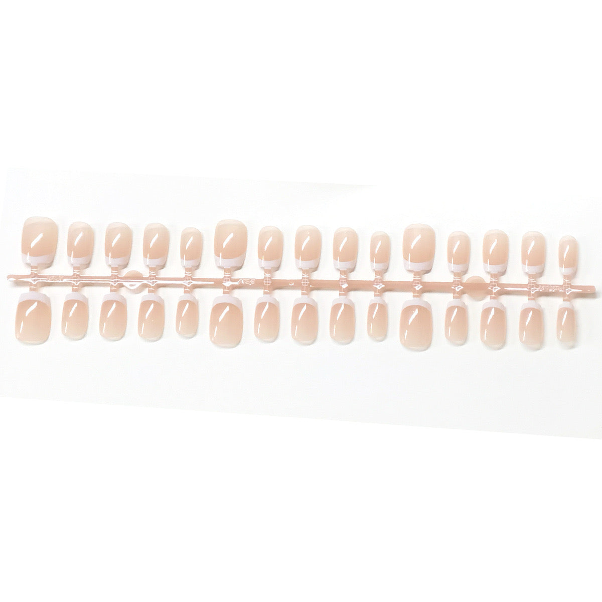 Square French Nails-757-Free 4 pc nail kit included
