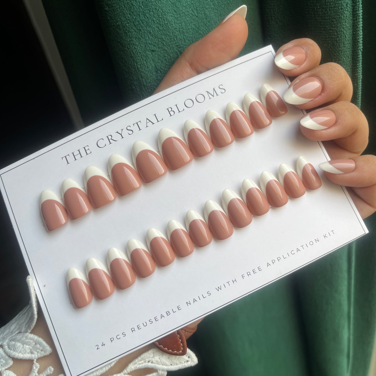 Nails-2500-Almond nails- Free 24pc Sticker Sheet included
