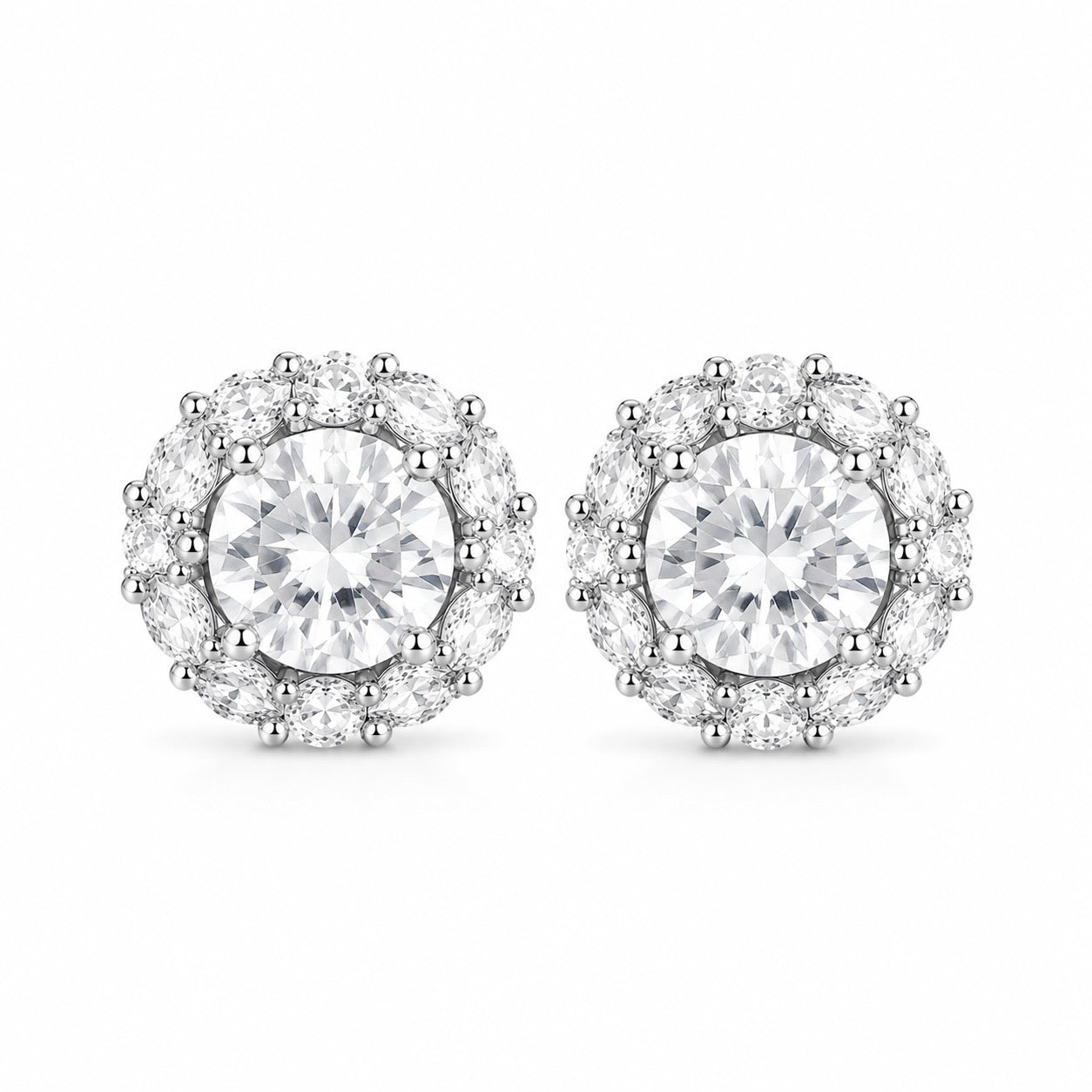 Premium CZ Stud Earrings (N217)