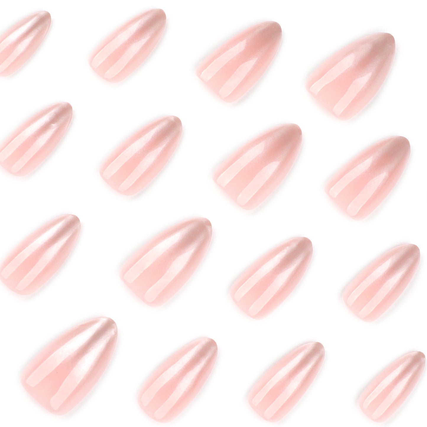 [Premium] Nails-3991-Medium Length Almond nails- Free 24 pc Sticker Sheet included