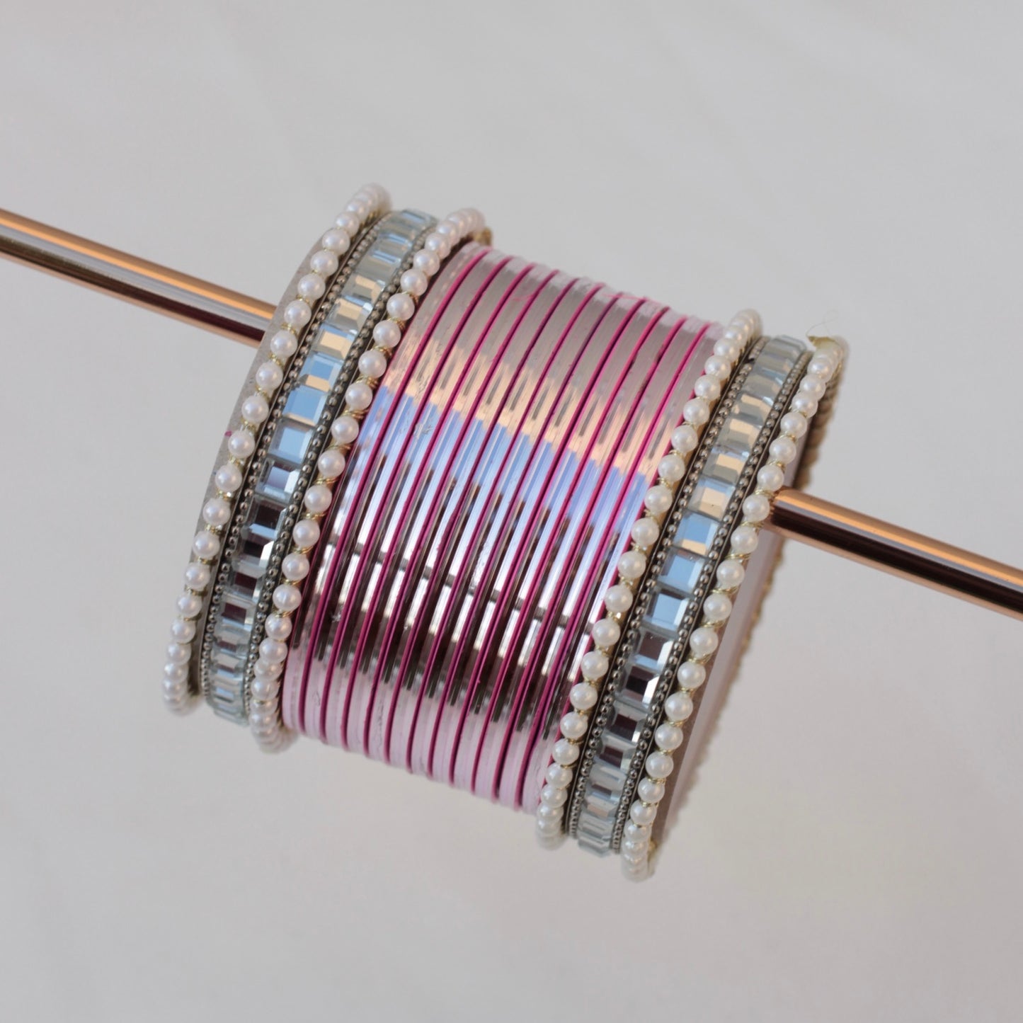 Reya Bangle Set -Pink