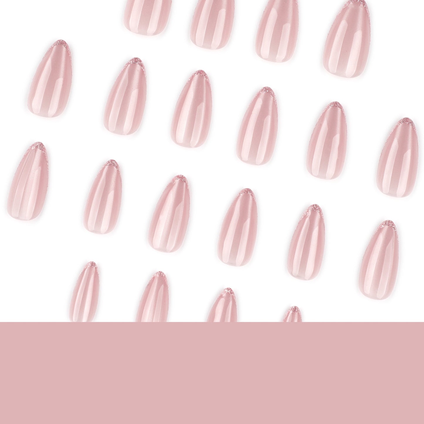 [PREMIUM] Cat eye Glitter Nails-4189- Free 24pc Sticker Sheet  included
