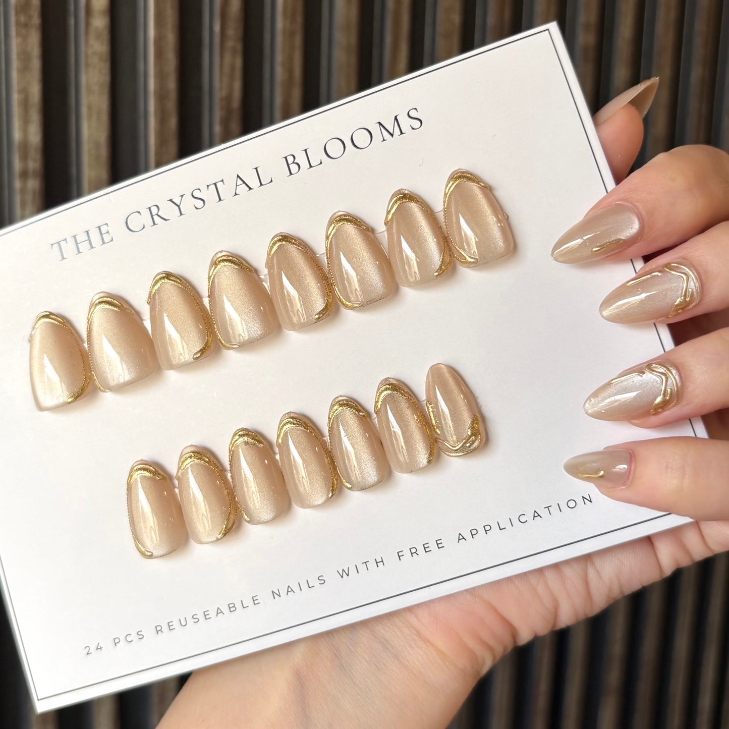 Cat eye 3D Nails-376C- Free 24pc Sticker Sheet included