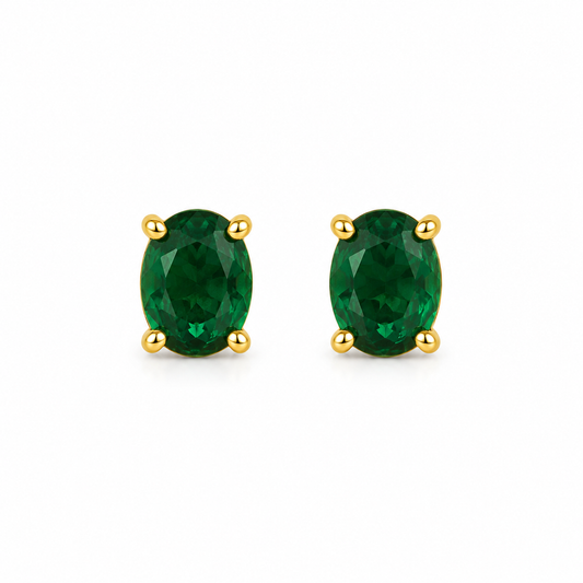 Crystal Haven Stud Earrings (N235)