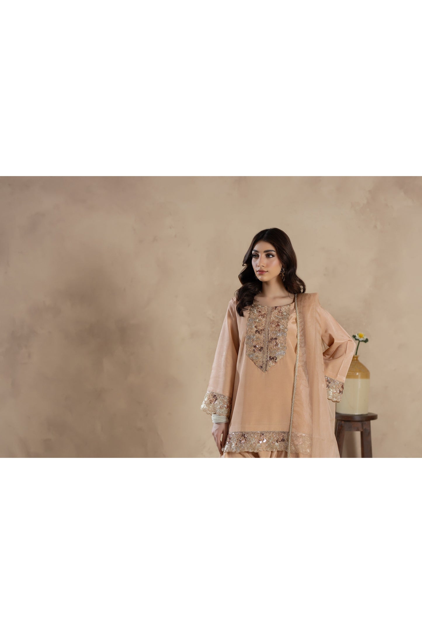 Riwa- 3 PC Stitched Festive Pret