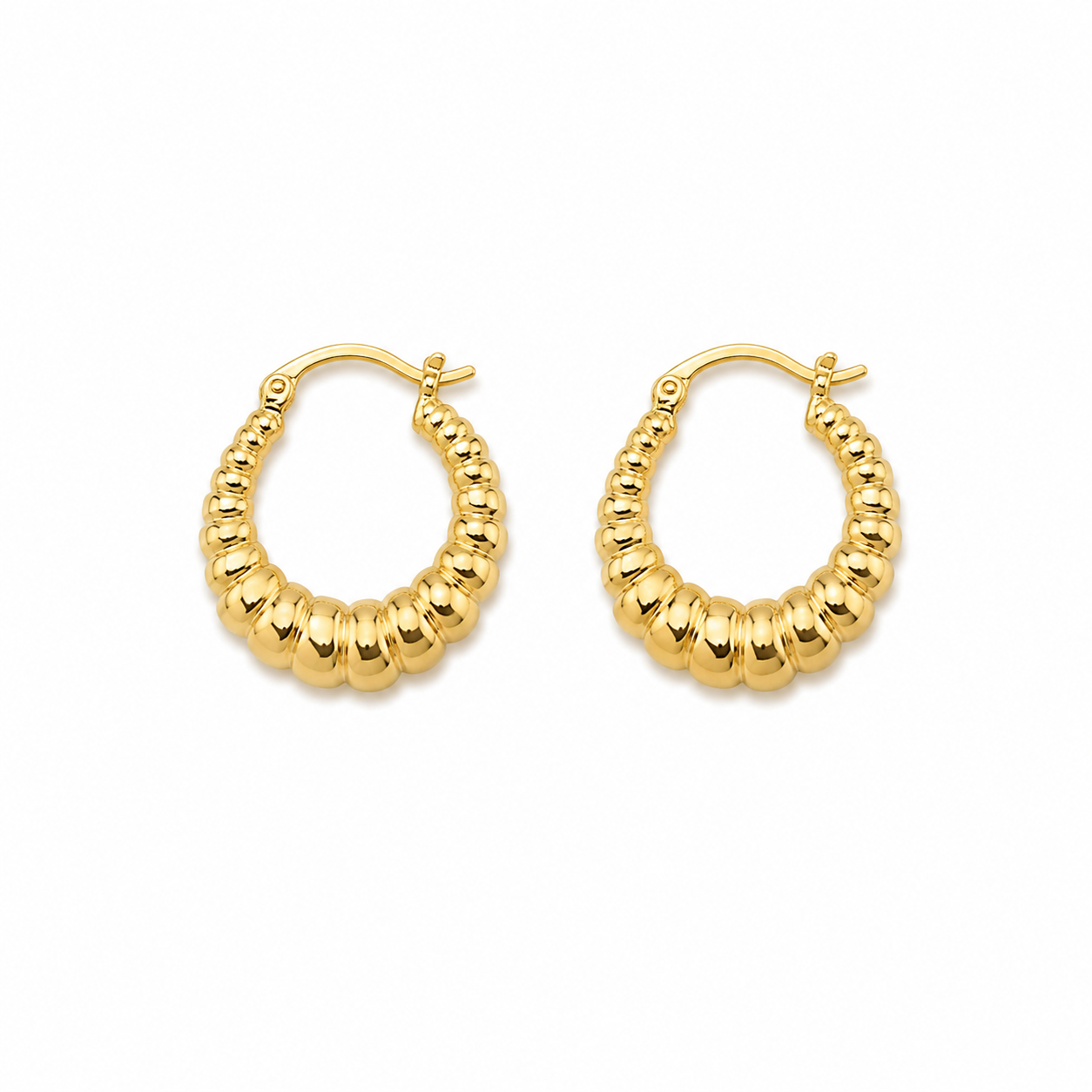 Golden Grace Stud Earrings (N251)