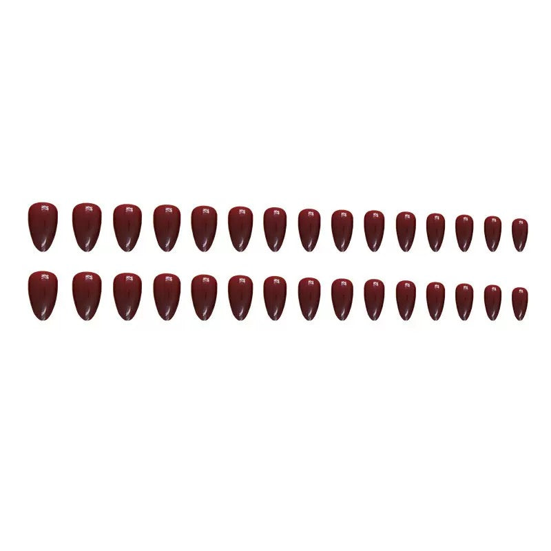 Nails-050-Premium Almond French Nails