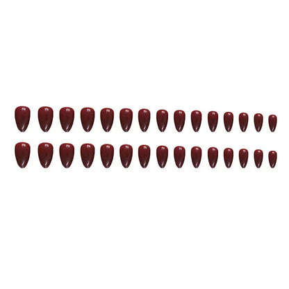 Nails-050-Premium Almond French Nails