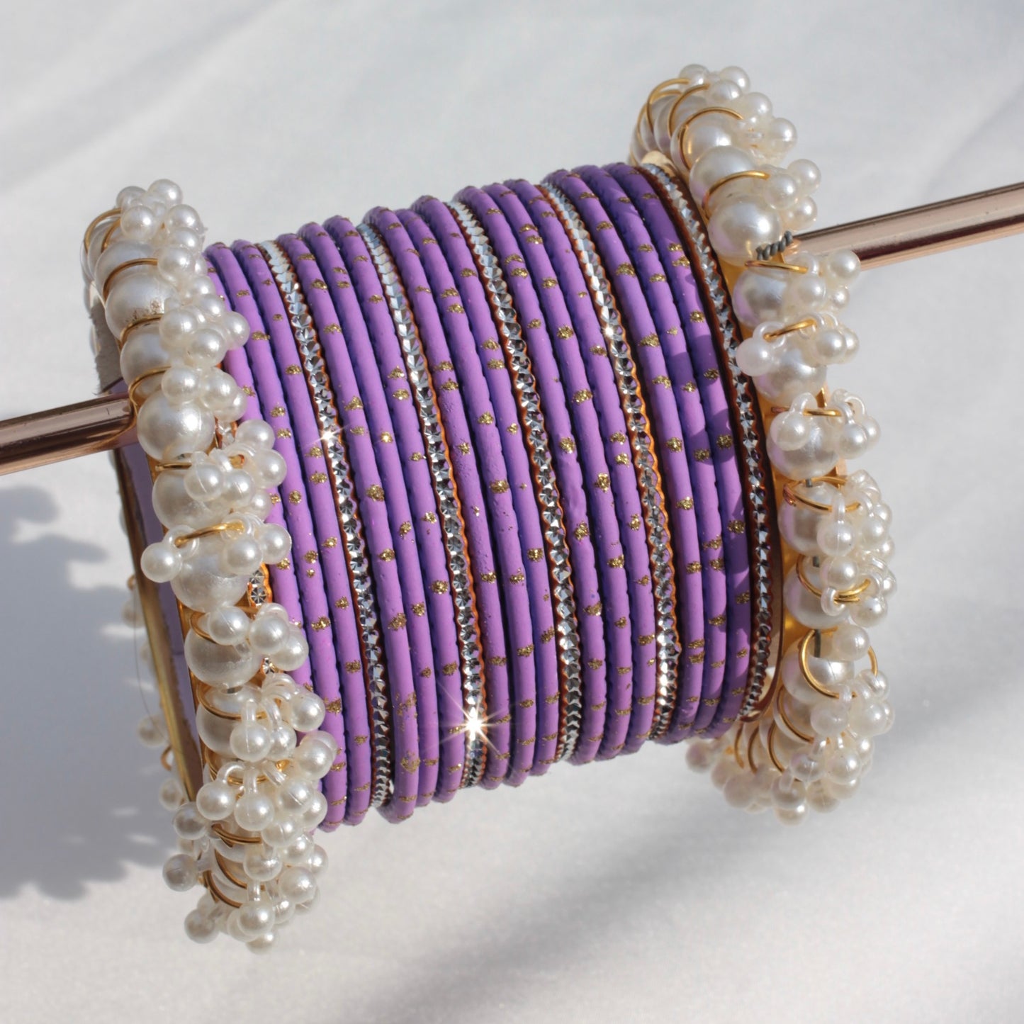 Azel Bangle Set-Lilac