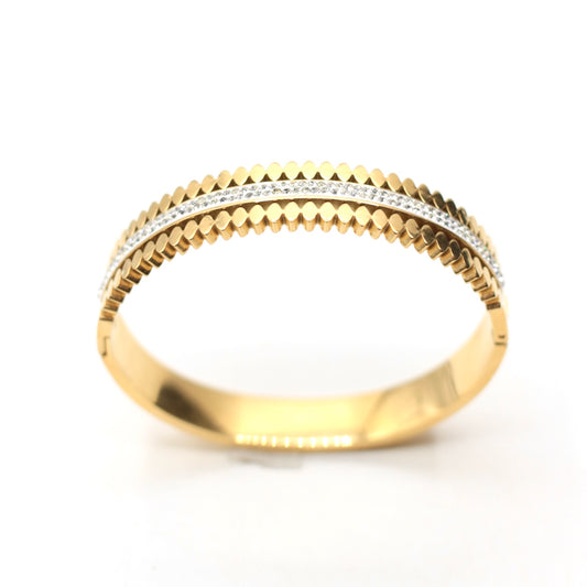 JBracelet- Non Tarnish - 24K Gold plated Anti Tarnish Everyday wear Bracelet- 105