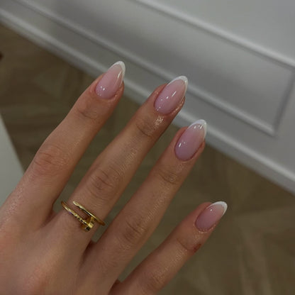 Nails-4295- Almond french nails