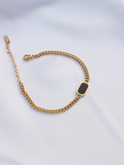 JBracelet- Non Tarnish - 24K Gold plated Anti Tarnish Everyday wear Bracelet-382