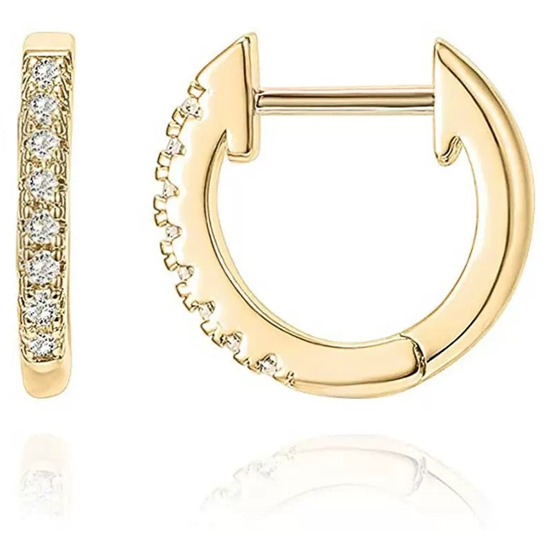 Premium Solitaire Stud Earrings (N240)