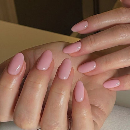 Nails-3359-Medium Length Almond nails- Free 24 pc Sticker Sheet included