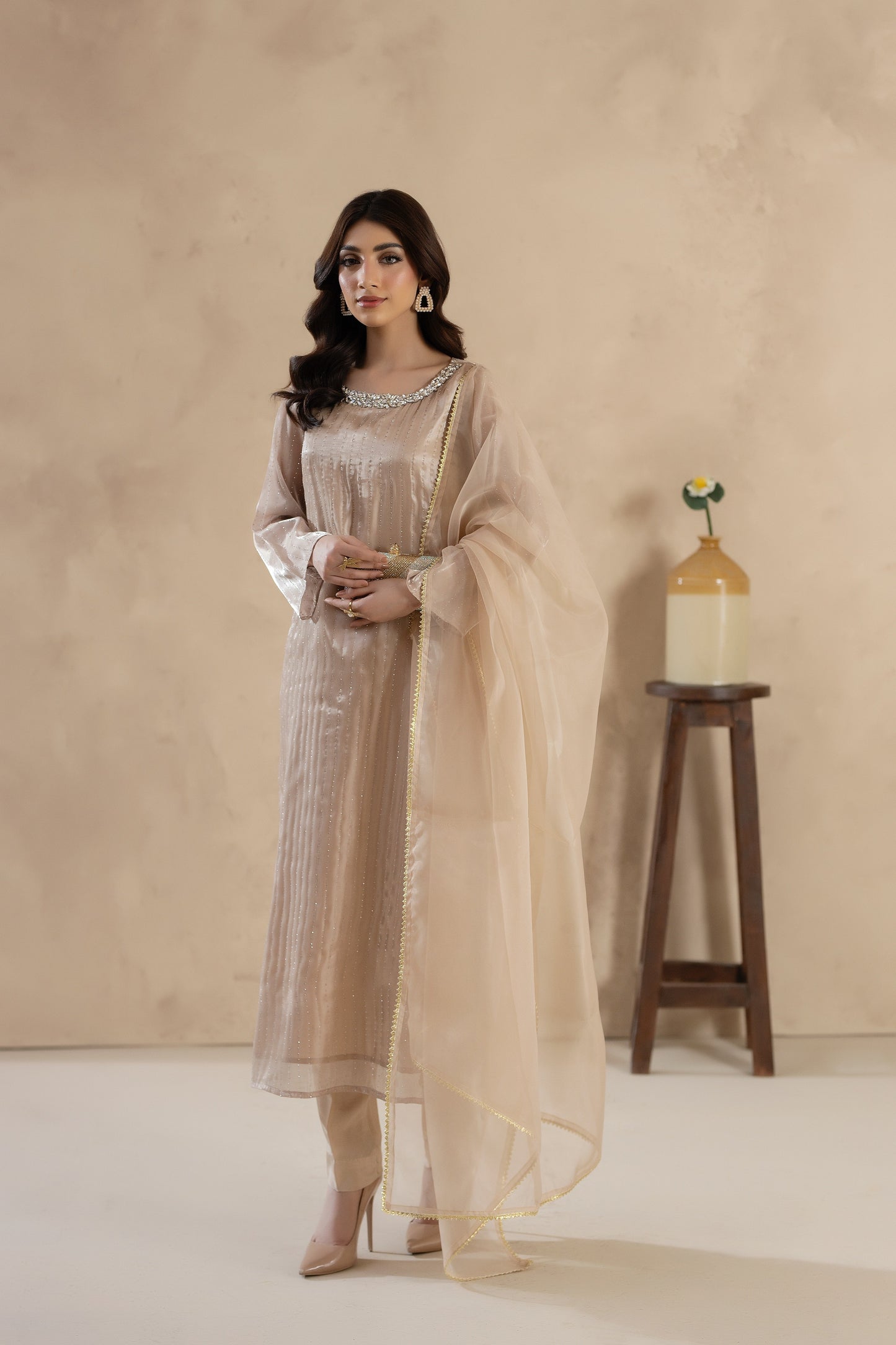 Naqsh-3 PC Stitched Festive Pret