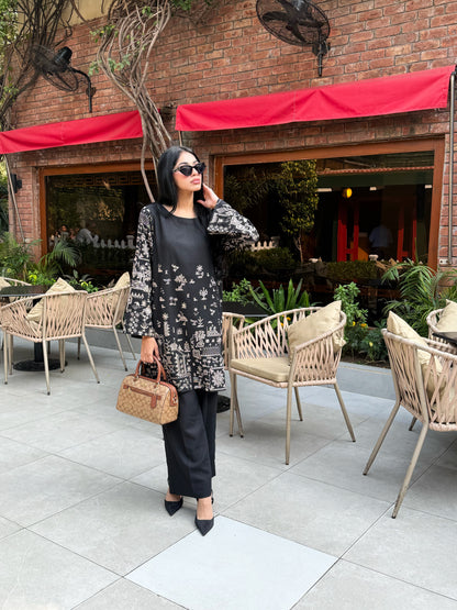 Monochrome - 2 pc Stitched