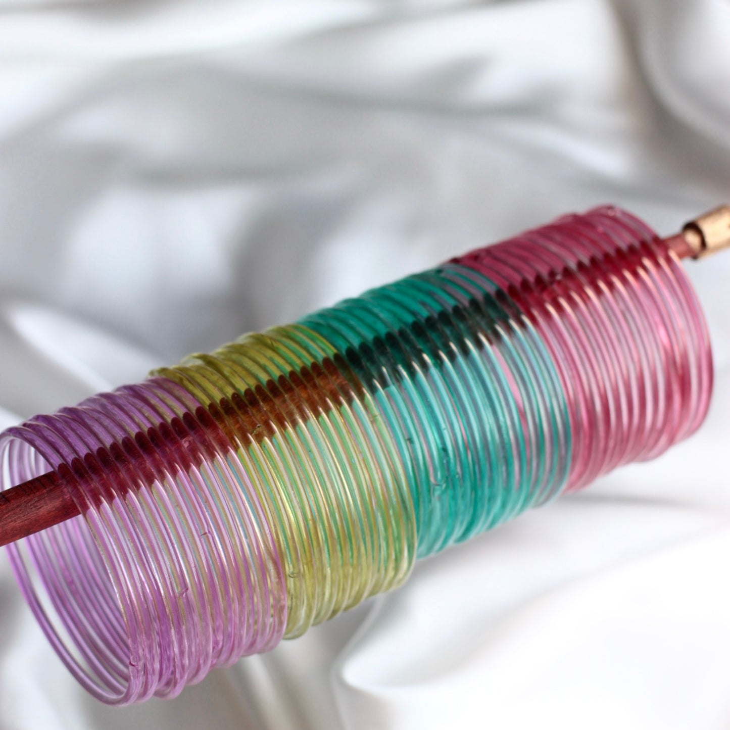 (Choose colour) Jelly Thick Glass Bangles-3 mm thickness