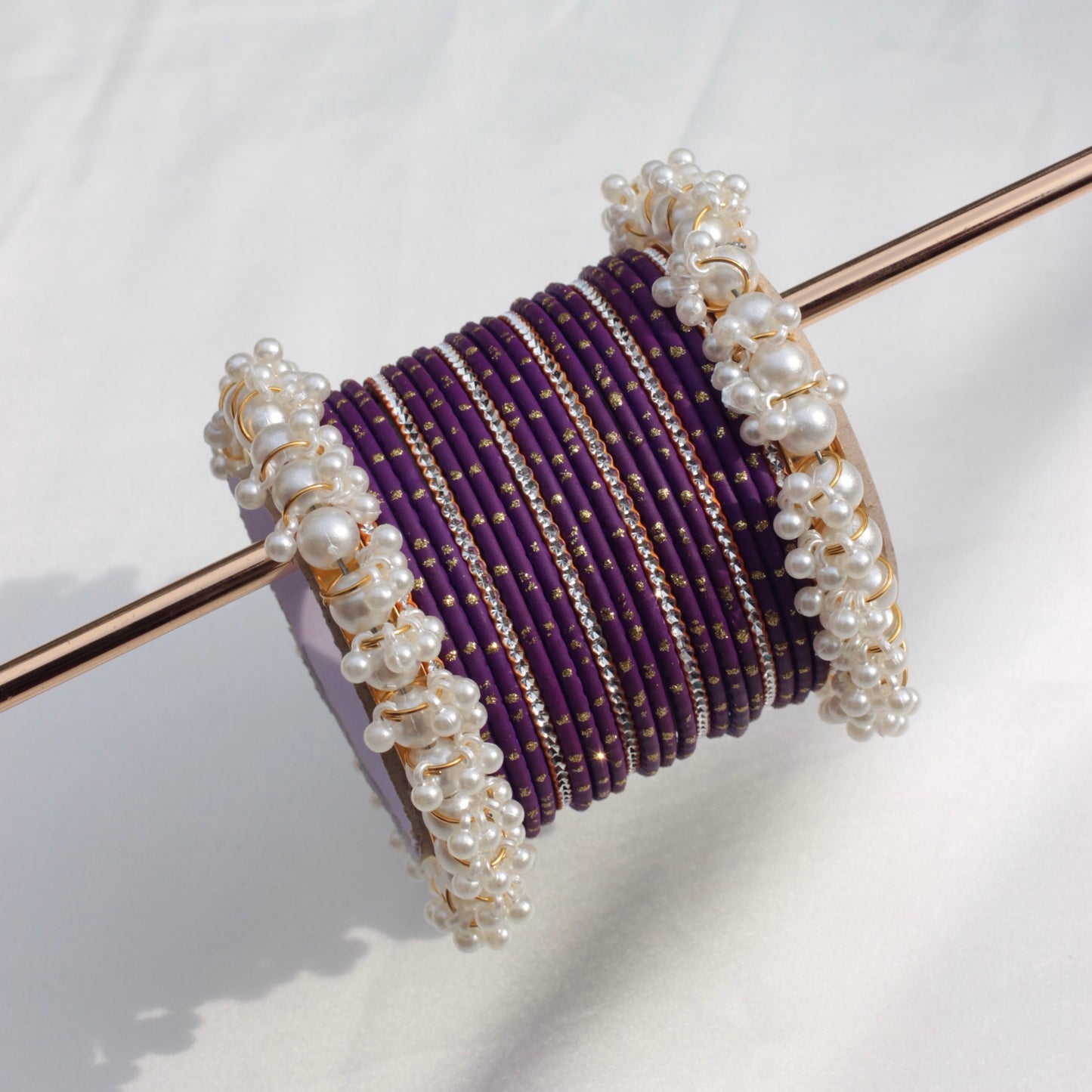 Azel Bangle Set-Purple-1