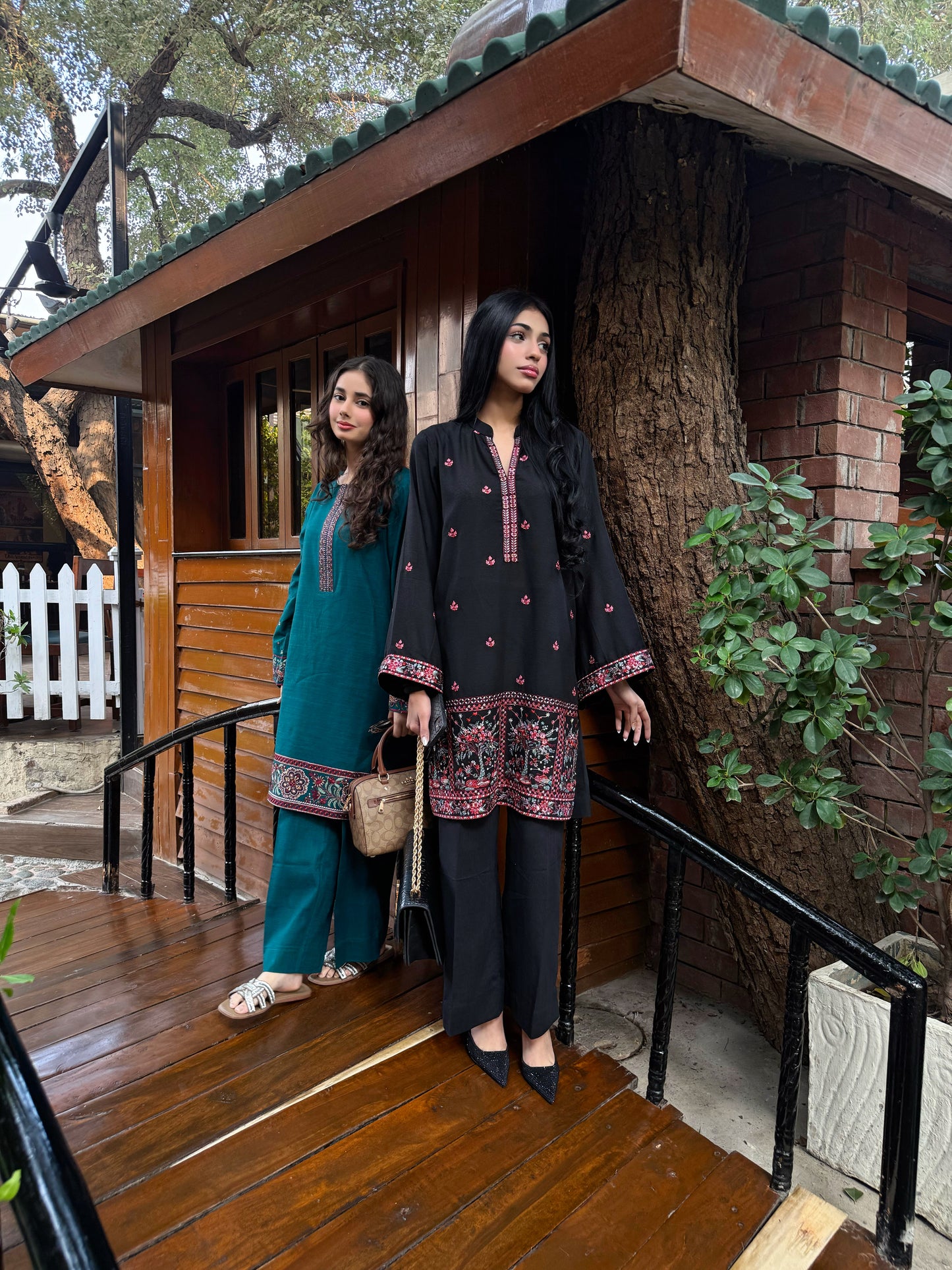 Midnight Bloom- 2 pc Stitched