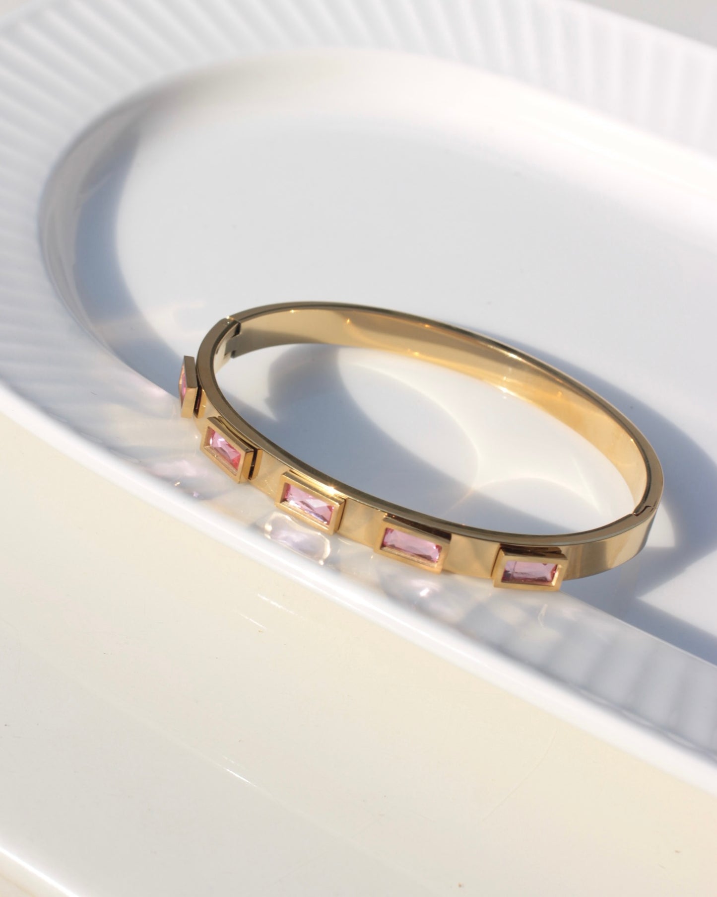 JBracelet (Stainless Steel) 18K Gold plated Anti Tarnish Everyday wear Bracelet -606