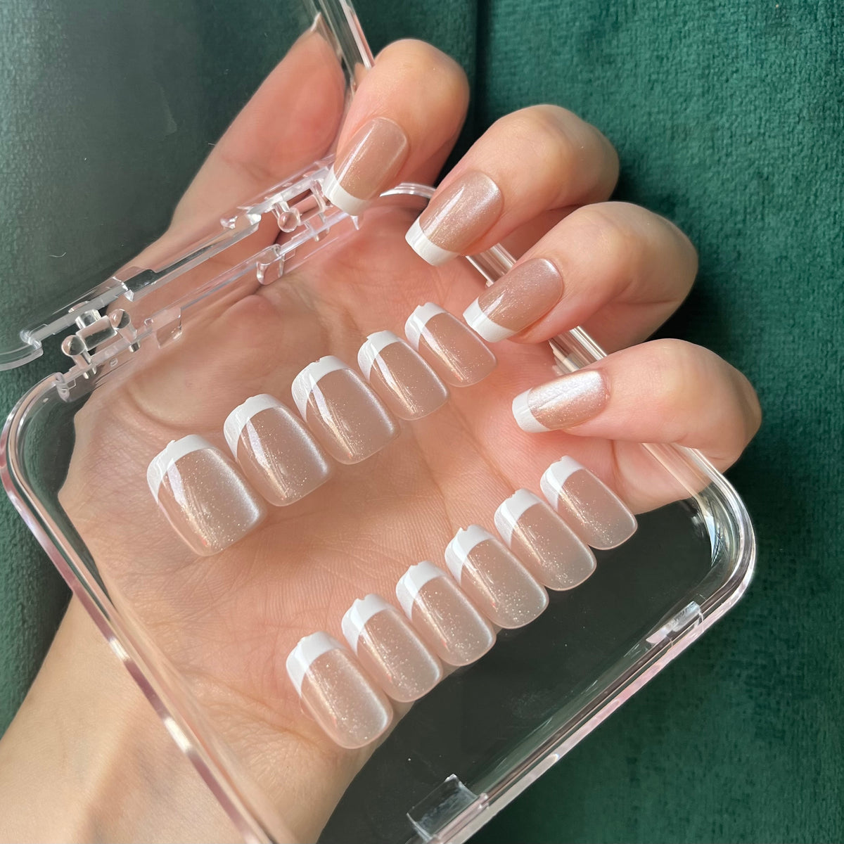 PREMIUM cat-eye Nails-3173T-Free 24pc Sticker Sheet included