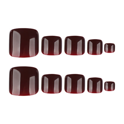 Toe Nails-Natural Fit- 4261-Free 24-pc Sticker Sheet included-n