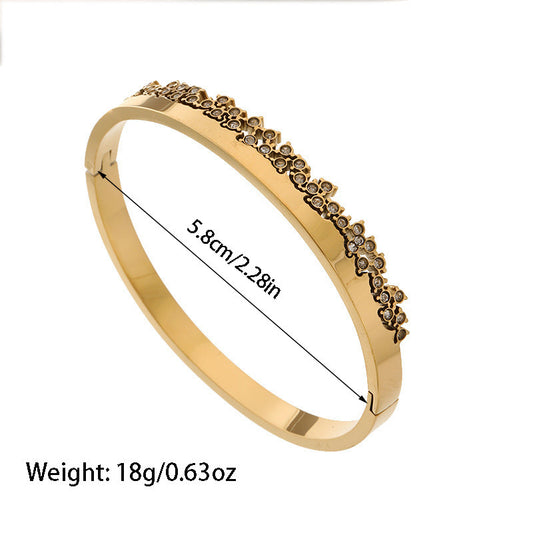 JBracelet- Non Tarnish - 24K Gold plated Anti Tarnish Everyday wear Bracelet