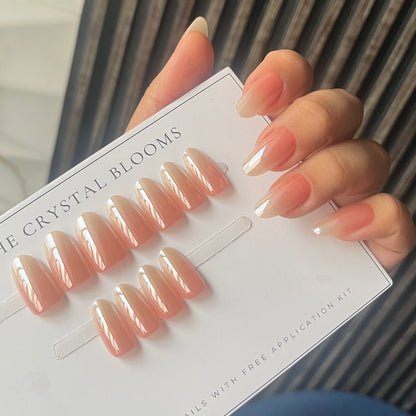 [PREMIUM] Handmade Ombre Chrome Nails-807/Dxr01-n