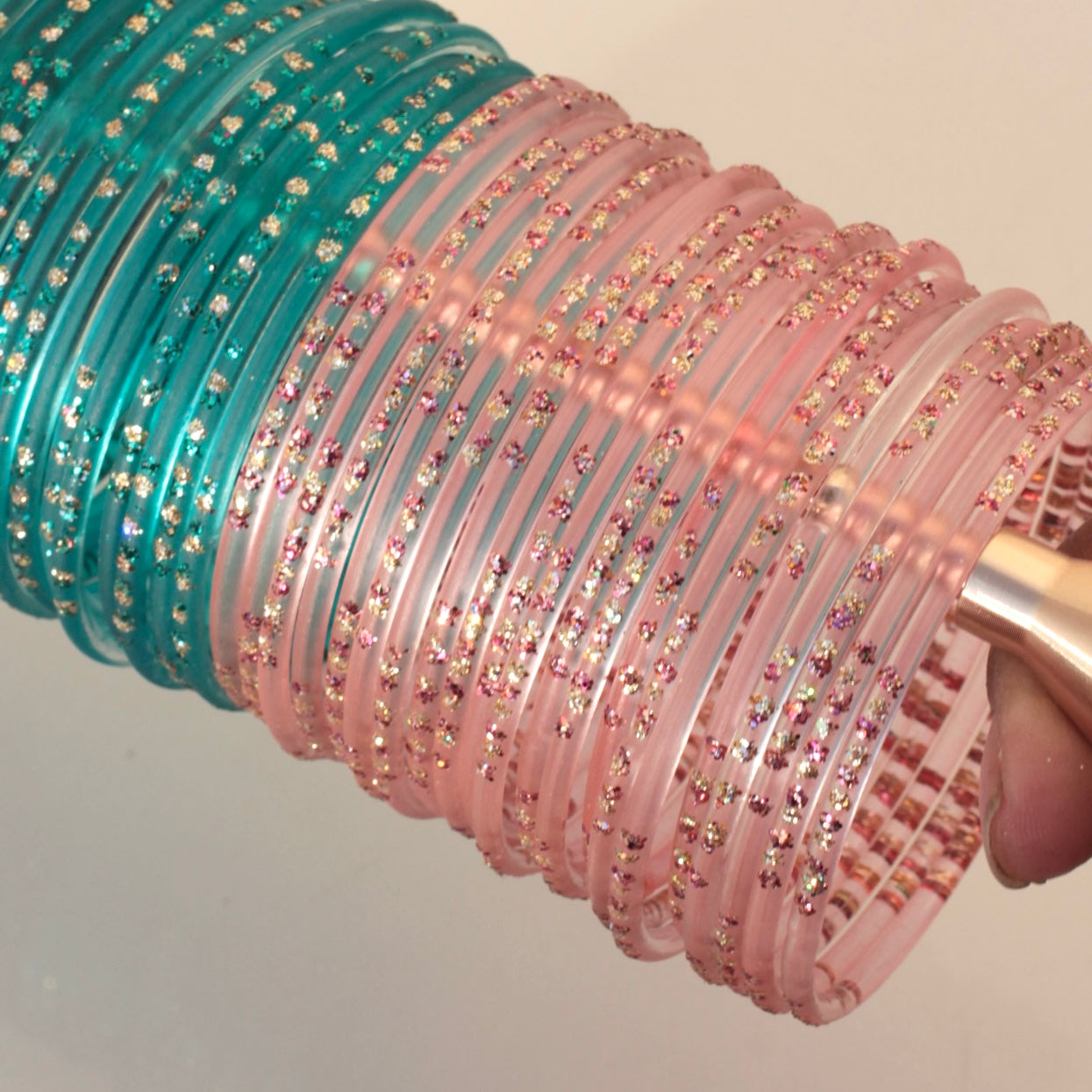 (Choose colour) Jellin- Viral Handmade Glass Bangles