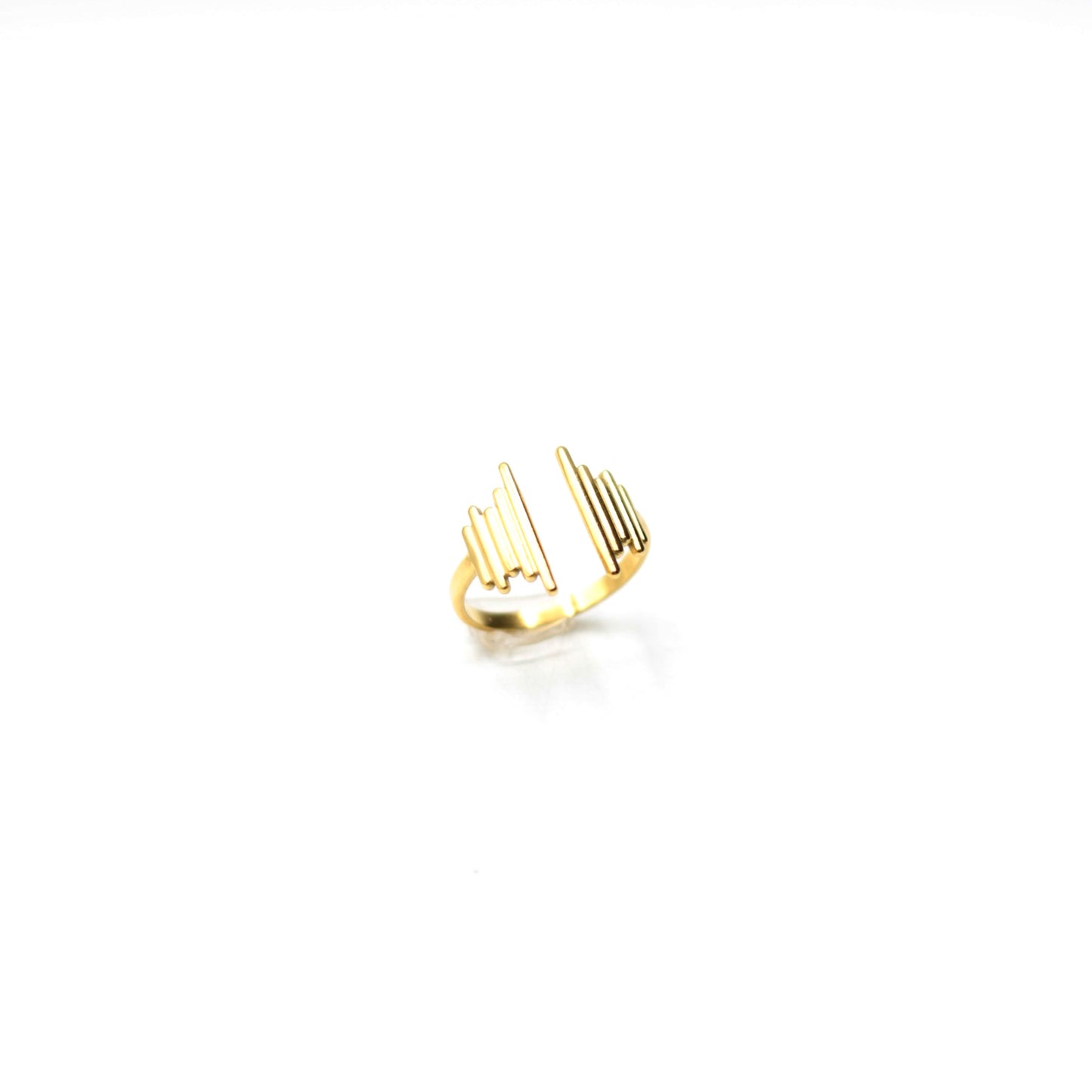 JRing-(4K Gold Plated)-AntiTarnish/HypoAllergic- (ADJUSTABLE SIZE)