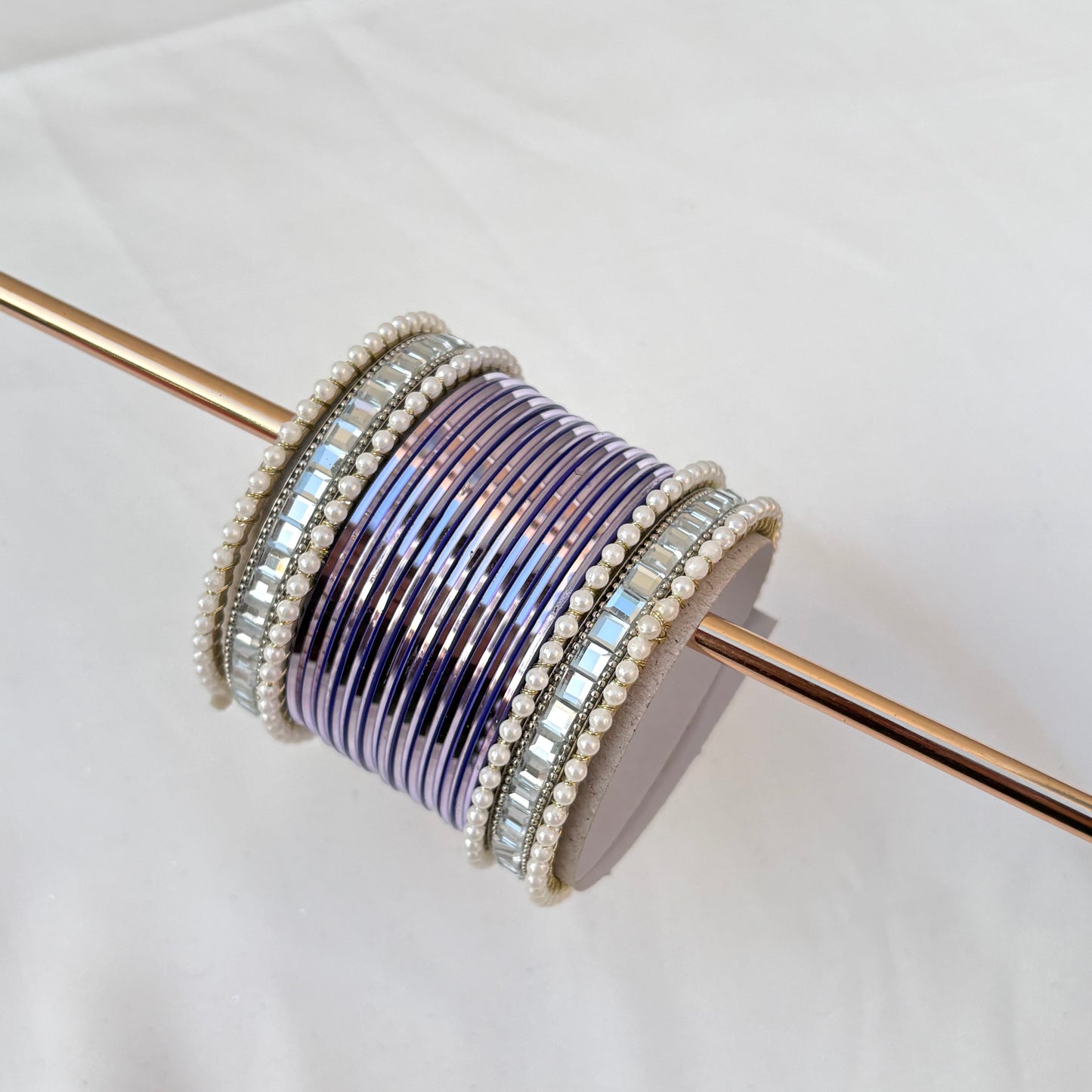 Reya Bangle Set -Lilac