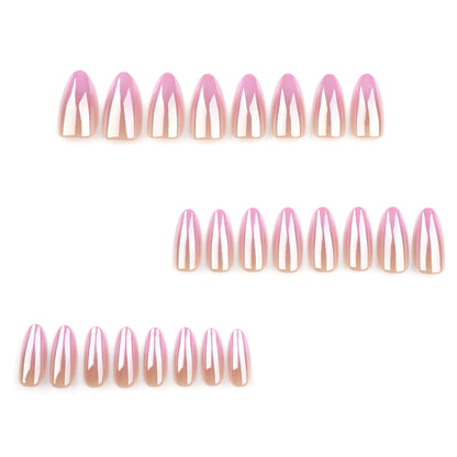 [Premium] Reflective Mirror Glazed Nails-3494- Free 24 -pc Sticker Sheet  included