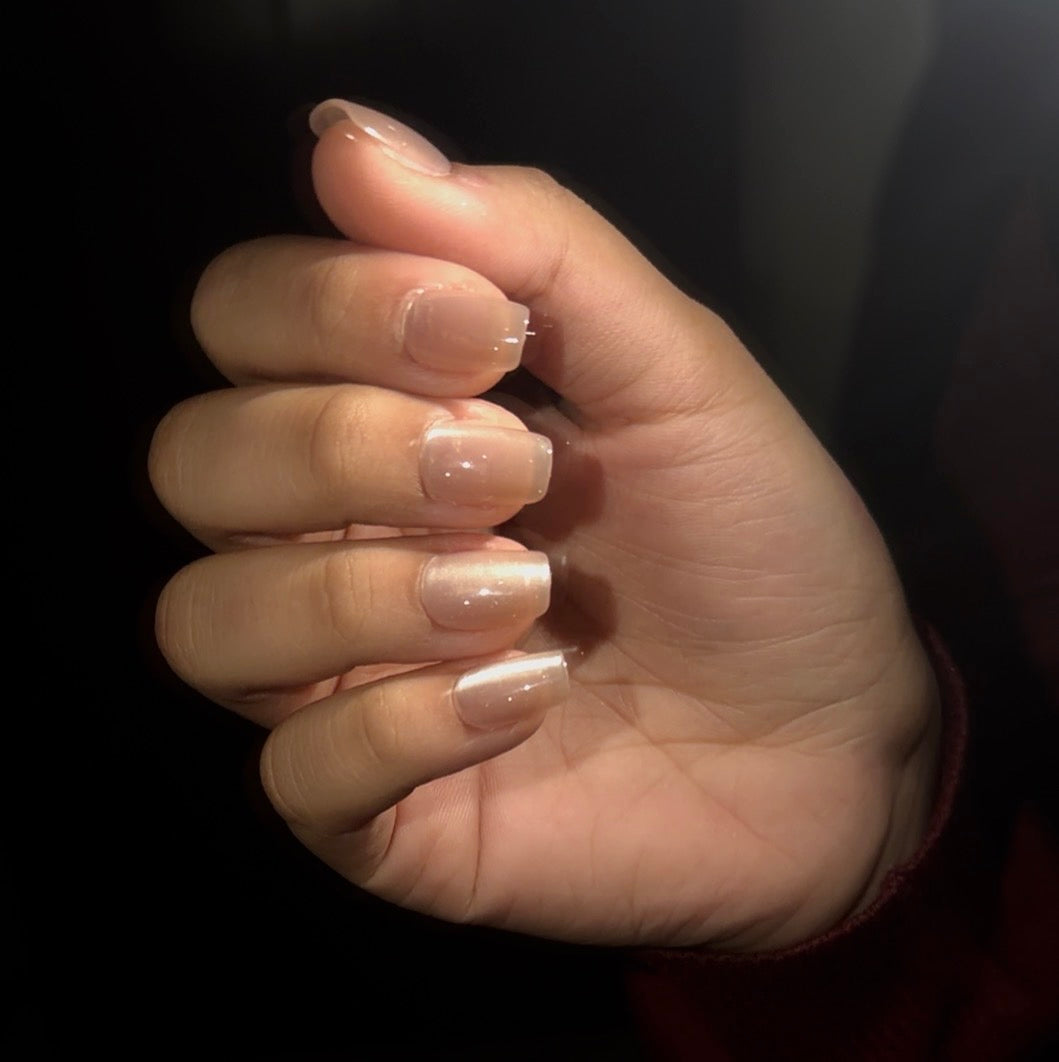 [PREMIUM] Handmade Cat-eye Reflective Nails-816- Free 24 pc Sticker Sheet  included