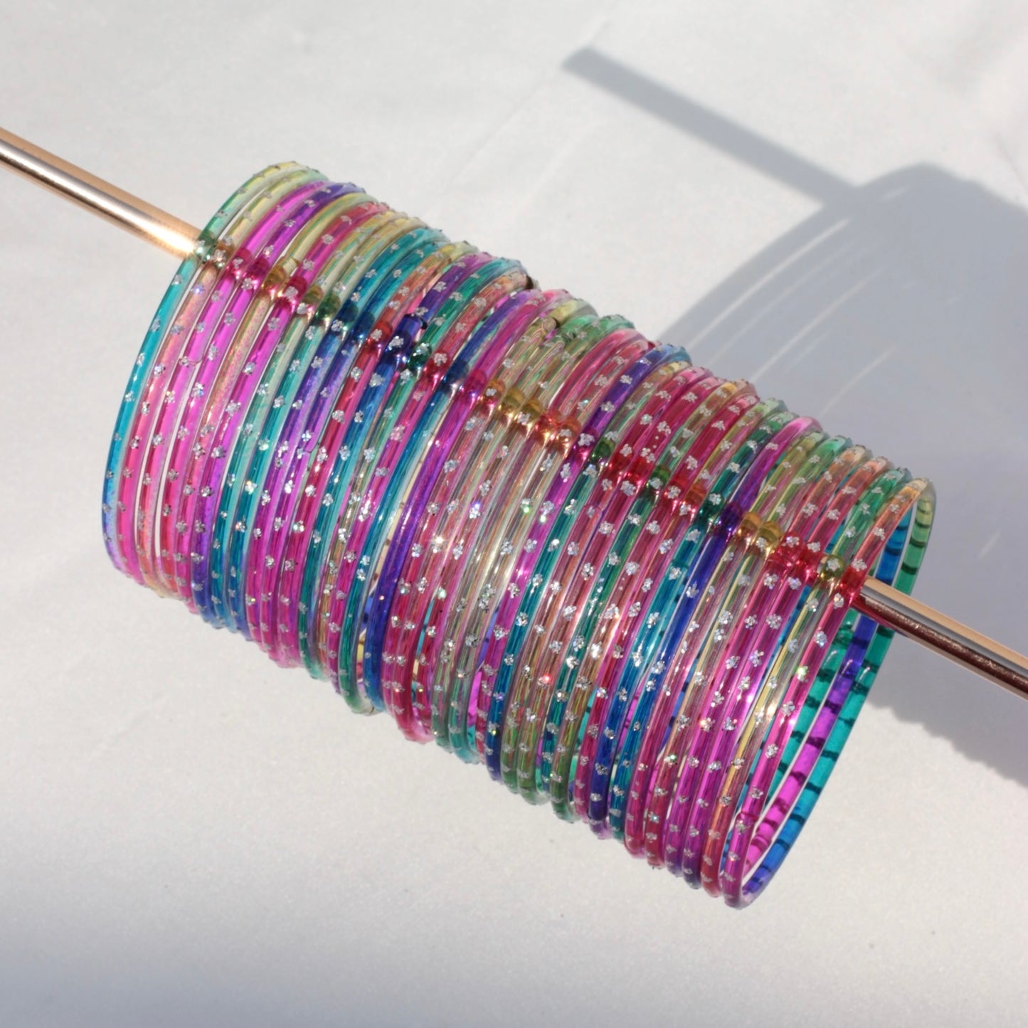 Aiyna- Viral Handmade Glass Bangles-multi