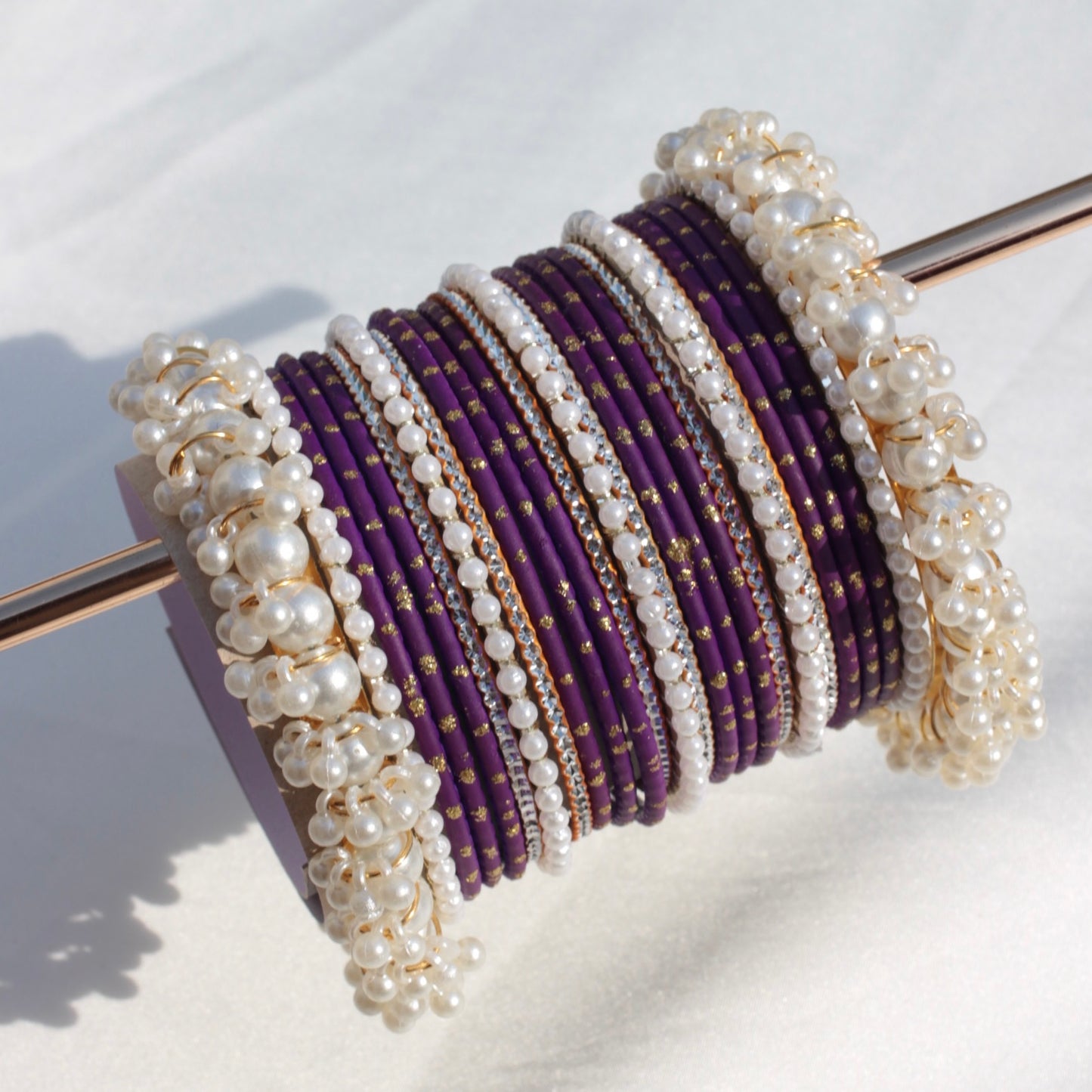 Rian Bangle Set-Purple-1