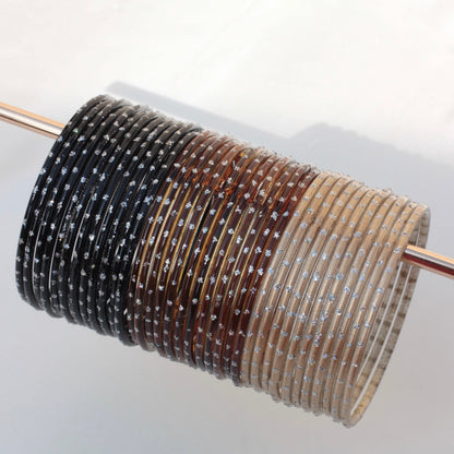 (Choose colour) Aiyna- Viral Handmade Glass Bangles-11