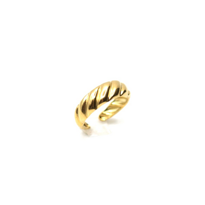 JRing-(4K Gold Plated)-AntiTarnish/HypoAllergic- (ADJUSTABLE SIZE)