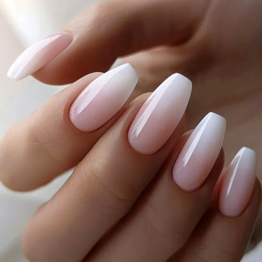 Ombre Square Nails-Mid length Square nails- 3731-Free 4-pc Nail-kit included