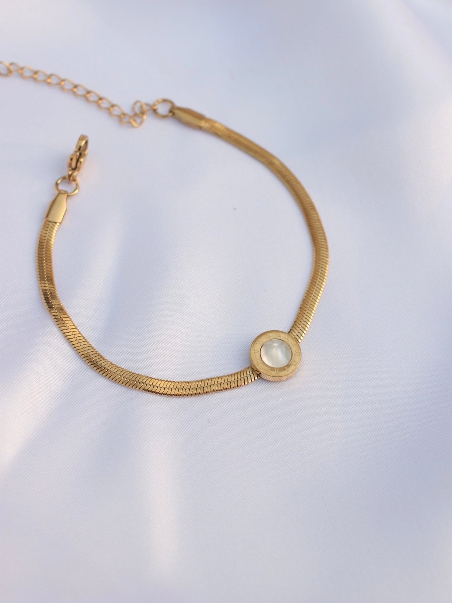JBracelet- Non Tarnish - 24K Gold plated Anti Tarnish Everyday wear Bracelet-370