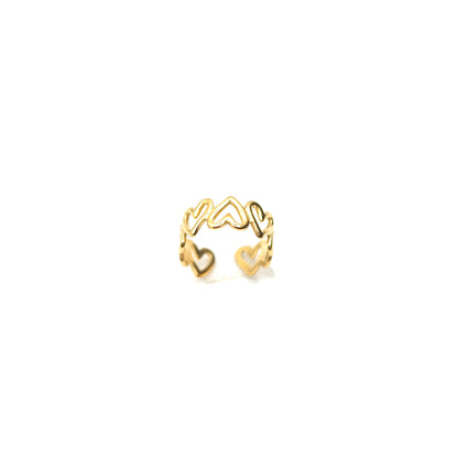 JRing-(4K Gold Plated)-AntiTarnish/HypoAllergic - 415
